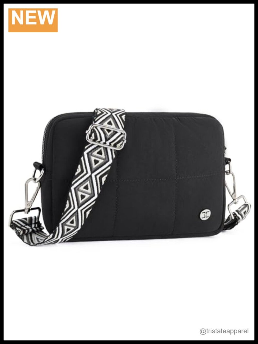Telena Crossbody Bag Quilted Water Resistant Adjustable Guitar Strap